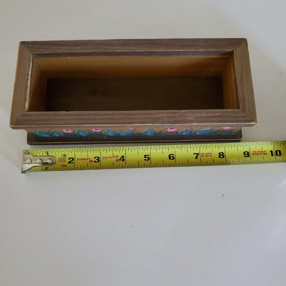 Hand Painted Wood Planter - Picture 7 of 7